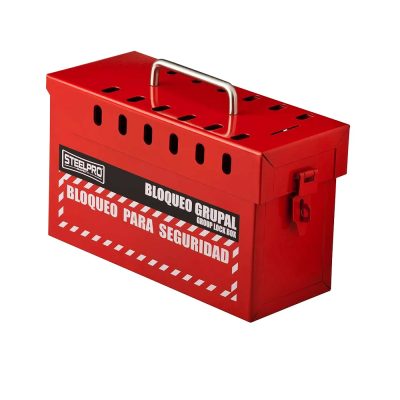 Caja De Bloqueo Grupal Roja – U Steelpro