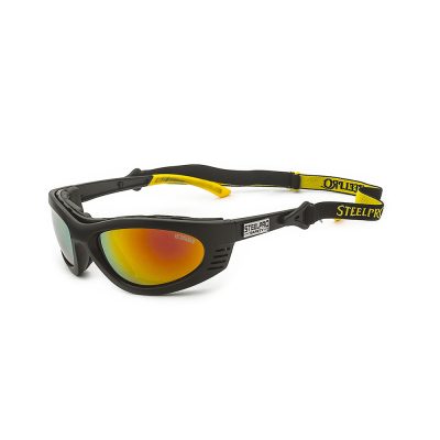 Lente de Seguridad Turbine GT Gris Marco Negro con Revo Rojo